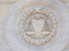 The cycle in balance indicated by the balance scales, and the 'All-Seeing Eye' in the center symbolizing the Void and sorce.