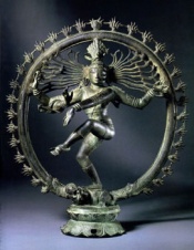 The dancing posture of Siva, known as the Nataraja, is often said to be the supreme statement of Hindu art