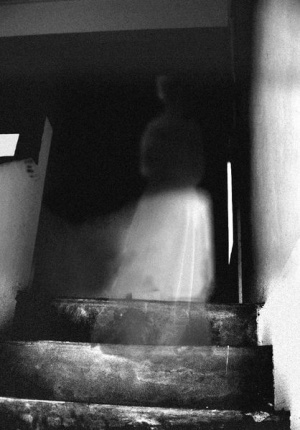 Faked picture of Ghost on Staircase