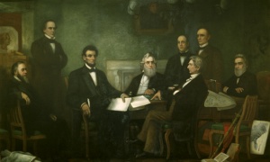Lincoln met with his Cabinet for the first reading of the Emancipation Proclamation draft on July 22 1862